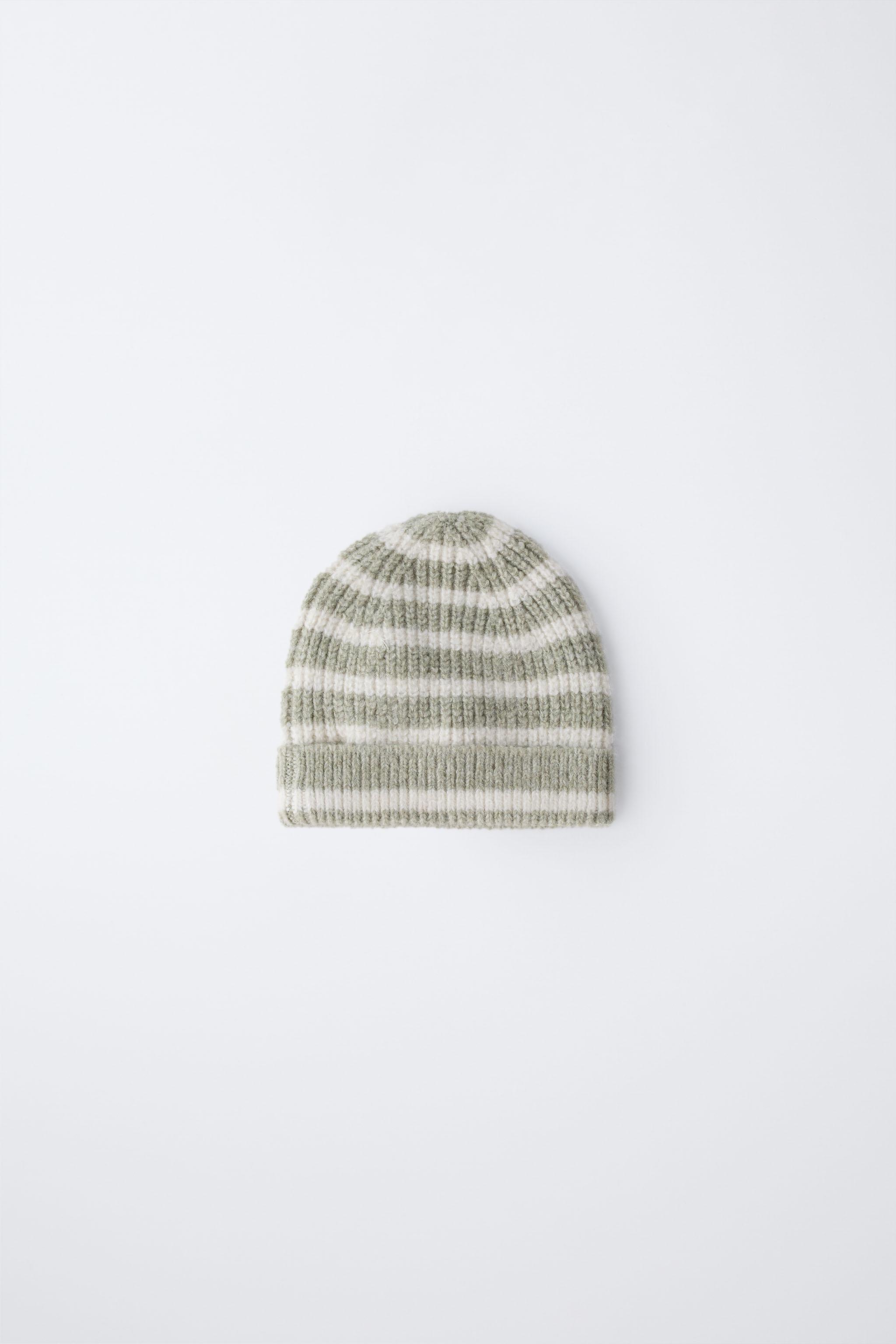 STRIPED KNIT HAT